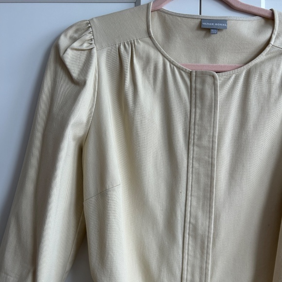 Oliver Bonas Tan Jumpsuit with Tie - Picture 3 of 12